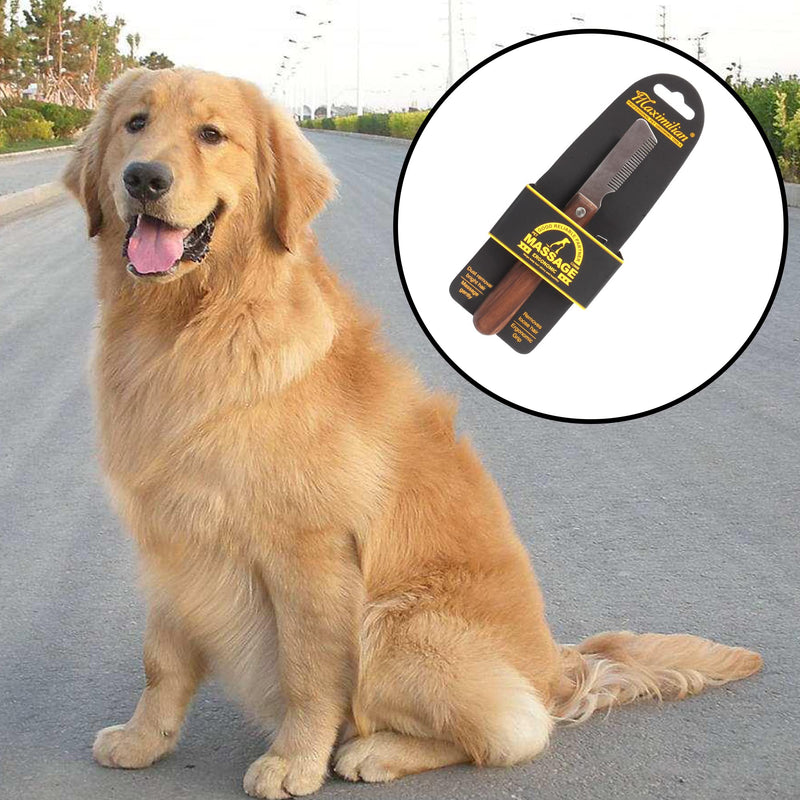 Trimming Dog Terrier Dog Trimming Knife Grooming Remover for the Right Hand Right Pet Combing Tool Wooden Handle Dog Plucking Knife Professional Trimming Knife Schnauzer Racing Dog Grooming Tool - PawsPlanet Australia