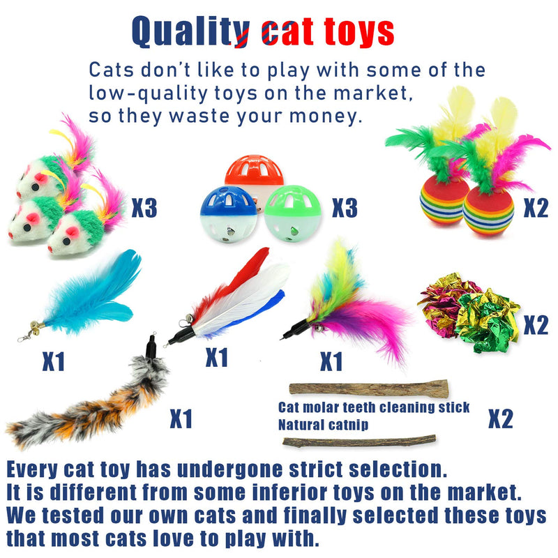 Mauts Cat Toys Kitten Toys Cats Interactive Toys Set for Indoor Cats. - PawsPlanet Australia