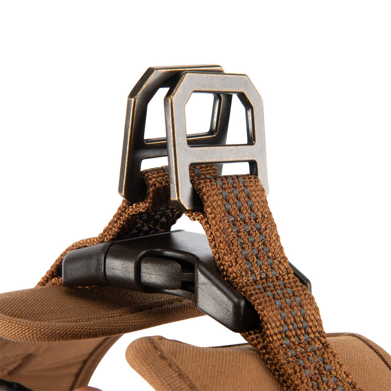 [Australia] - Carhartt Training Harness |  Premium Fully Adjustable Dog Walking Harness Medium Carhartt Brown 