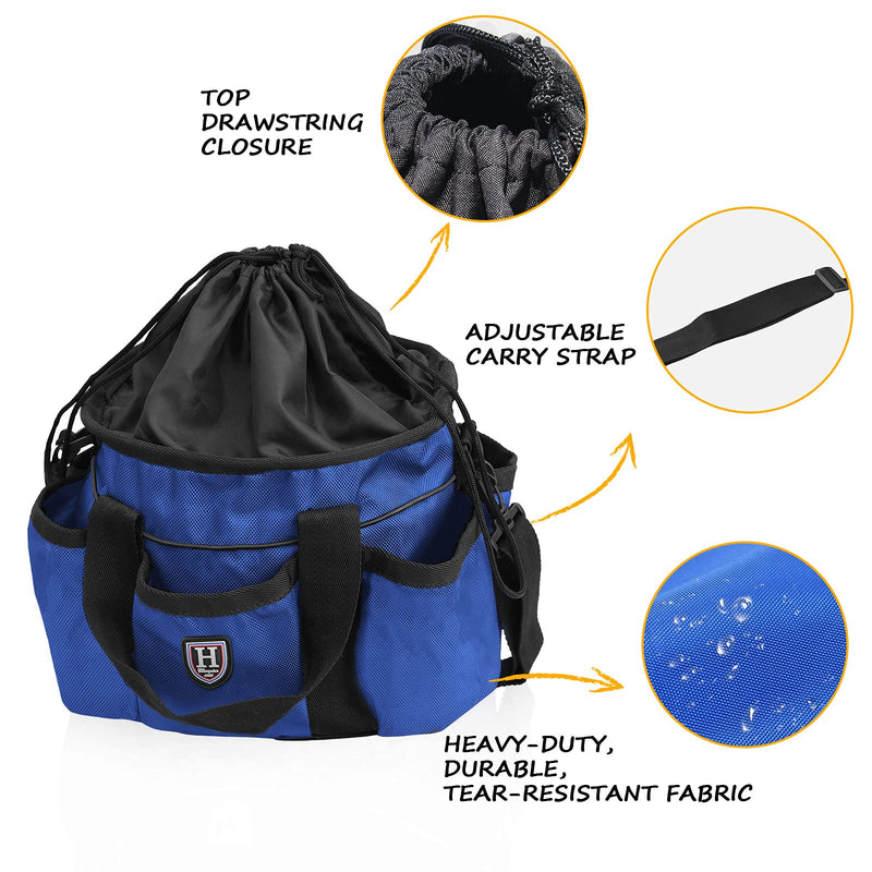 Harrison Howard Premium Horse Grooming Organizer Bag Horse Grooming Tote Bag-Champion Blue Champion Blue - PawsPlanet Australia