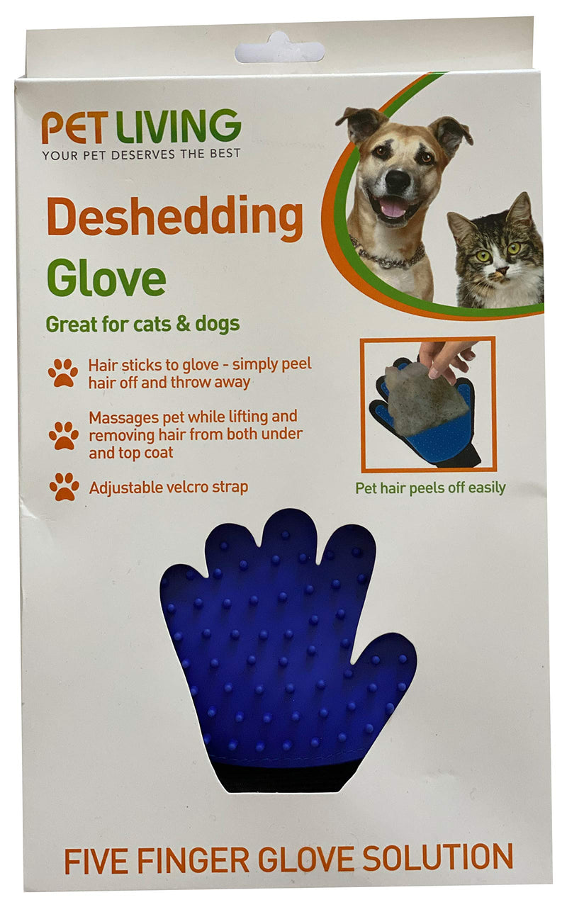 Gentle Pet Grooming Glove Brush, Gentle Deshedding Glove Great For Cats & Dogs - PawsPlanet Australia