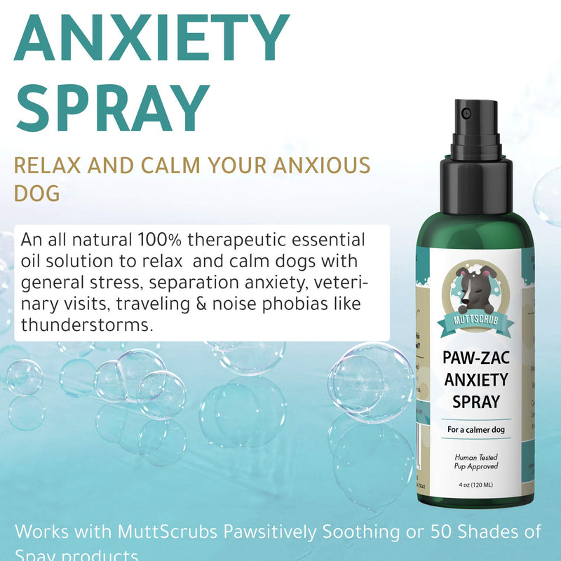 [Australia] - MUTTSCRUB Paw-Zac Anxiety Spray for Dogs, Calming Dog Spray, Dog Anxiety Relief 