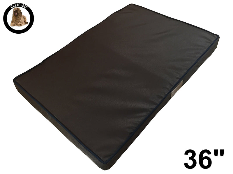 Ellie-Bo Large 87cms x 57cms Replacement Waterproof Dog Bed Cover in Brown will fit 36 inch Large Memory Foam Dog Bed - PawsPlanet Australia