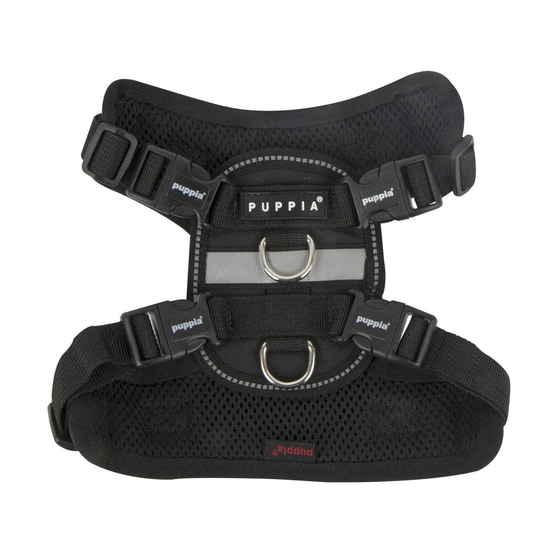 [Australia] - Puppia PLRA-HF9323 Black Trek Safety Harness F Pet-Vest-Harnesses Large 