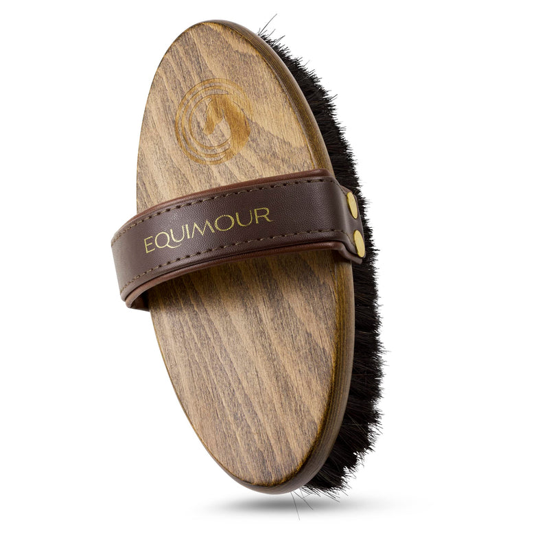 Equimour horsehair brush brush "TORI" | Horse brush | Wooden brush | Grooming | Horse Accessories | Grooming supplies for horses - PawsPlanet Australia