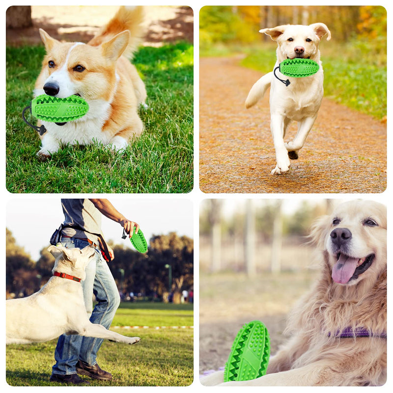 Chew Toy, Dog Chew Toy for Average Chewers, Tough Dog Dental Chew Toy, Indestructible Dog Toy for Small Dogs, Food Grade Puppy Pet Toy (Green) Green - PawsPlanet Australia