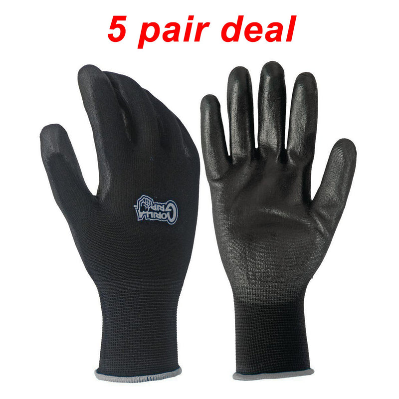 5 PACK Gorilla Grip Gloves - Extra Large XL - PawsPlanet Australia