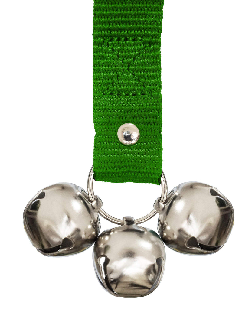 Caldwell's Pet Supply Co. Potty Bells Housetraining Dog Doorbells for Dog Training and Housebreaking Your Dog Loud Dog Door Bell for Potty Training Puppies and Dogs One Potty Bell Green - PawsPlanet Australia