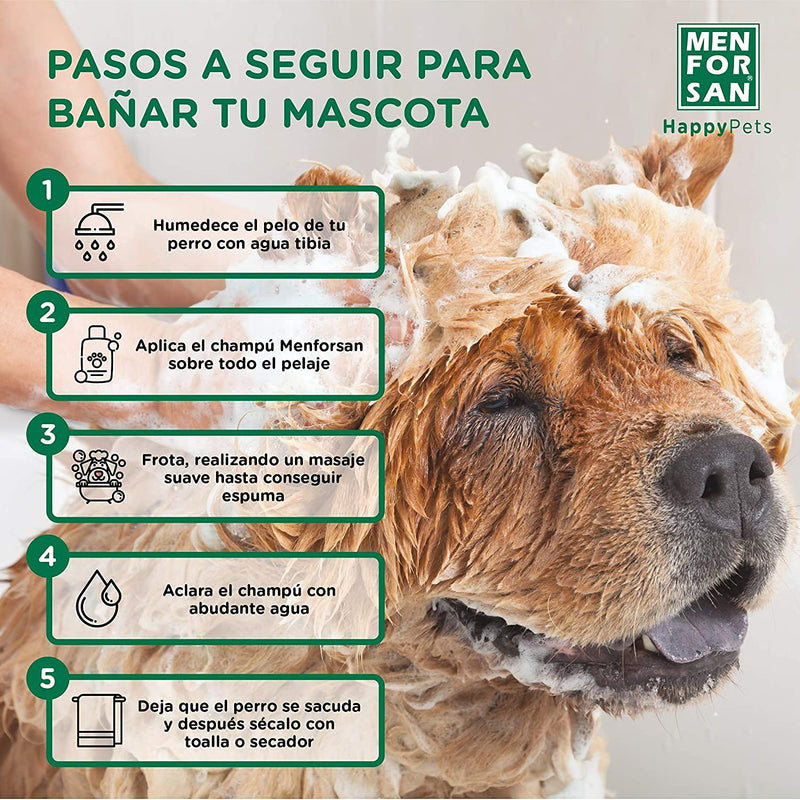 MENFORSAN Moisturizing Dog Shampoo 1L, moisturizes, protects and refreshes - PawsPlanet Australia