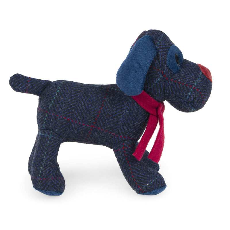 Petface Christmas Midnight Tweed Freddi Dog Toy Pack of 1 - PawsPlanet Australia