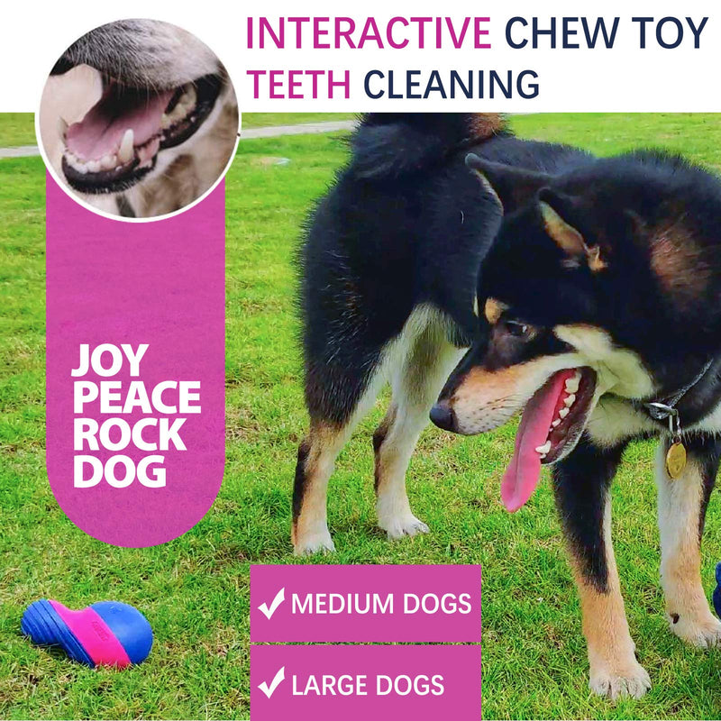 [Australia] - ARELLA Lightweight Dog Squeak Toy Ball for Aggressive Chewers Bouncy Puppy Chew Gourd Shape Ball with Squeaker Indestructible and Durable Dog Fetch Toy for Medium and Large Breed JOY02DT 