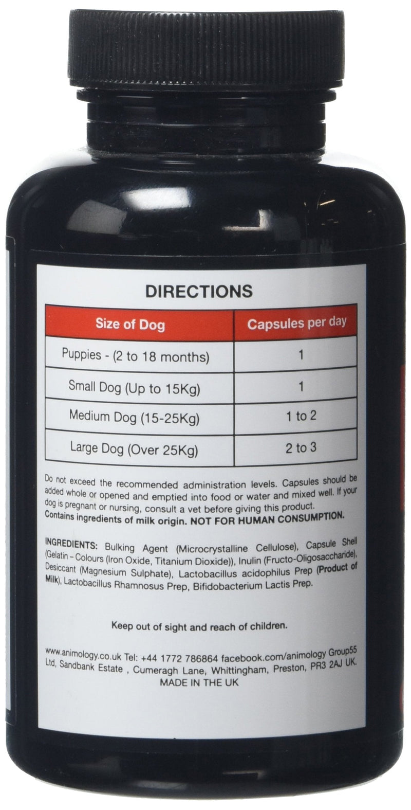 Animology Digestion Dog Food Supplement 60 Capsules - PawsPlanet Australia