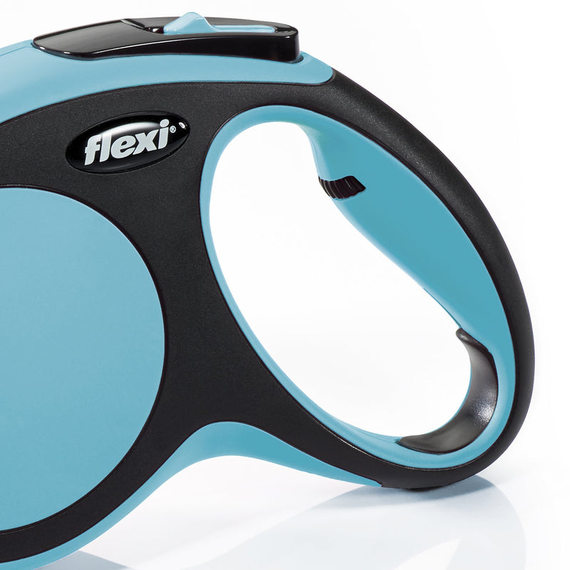 [Australia] - FLEXI New Comfort Retractable Dog Leash (Tape), 26 ft, Large, Blue, Model:CF30T8.250.BL 