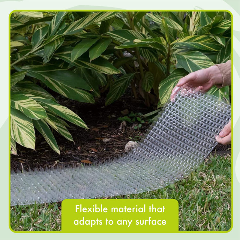Homarden Cat Deterrent Outdoor Mat: Pet Deterrent Mats for Cats and Dogs - Indoor/Outdoor Deterrent Training Spike Mat Devices - Keep Away Cats Plastic Mats with Spikes - 16 x 13 Inches, 6 Pack - PawsPlanet Australia