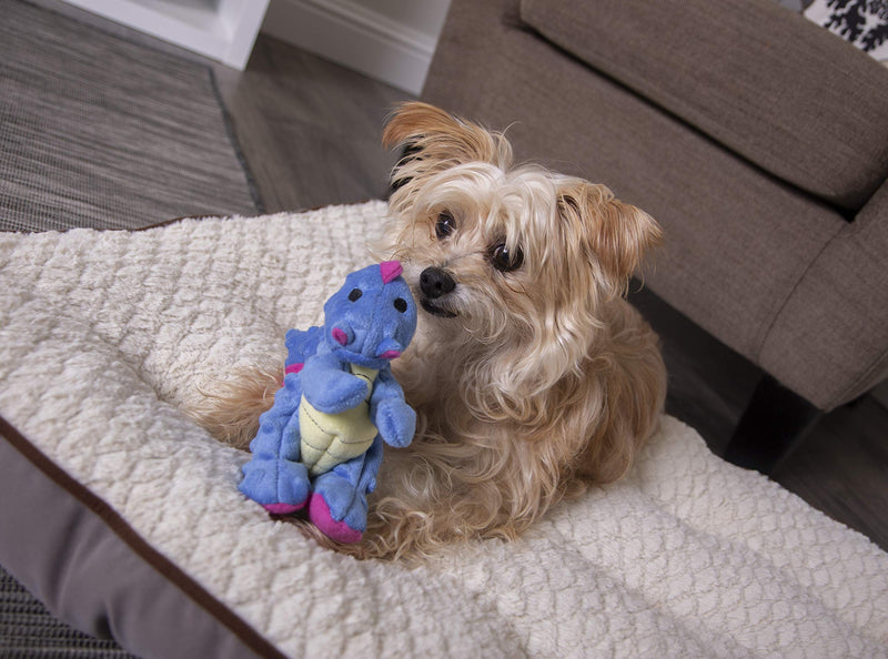 [Australia] - goDog Periwinkle Dragons Dog Toy Small Perwinkle 