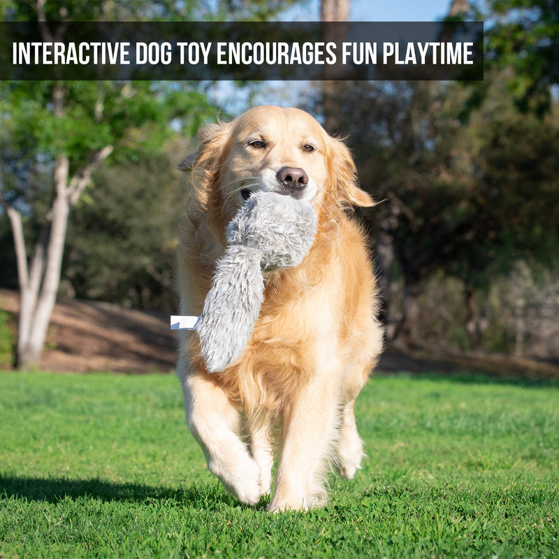 [Australia] - Hyper Pet Doggie Tail Interactive Plush Dog Toys (Wiggles, Vibrates, and Barks – Dog Toys for Boredom and Stimulating Play,Color Varies) Full Unit 