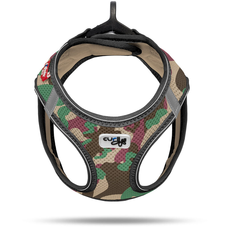 Classic Vest Harness Air Mesh with curli D-Ring Buckle Camo XS camouflage - PawsPlanet Australia