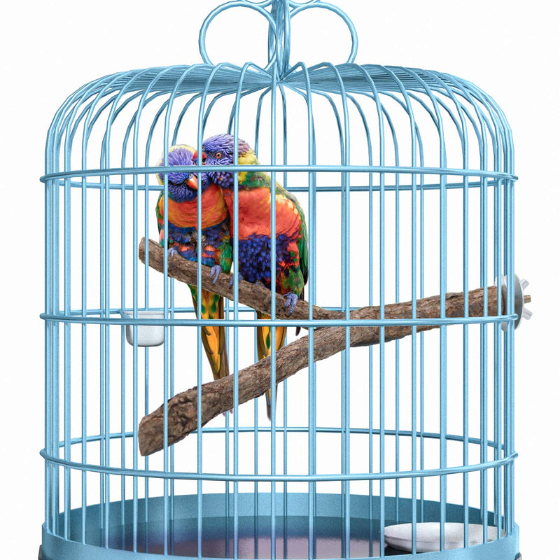 [Australia] - Roundler 3 Pack Apple Wood Bird Perch for Cage, Natural Wooden Parrot Perch Stand Platform Exercise Climbing Paw Grinding Toy Playground Accessories for Parakeet, Conure, Cockatiel, Budgie, Lovebirds H01 