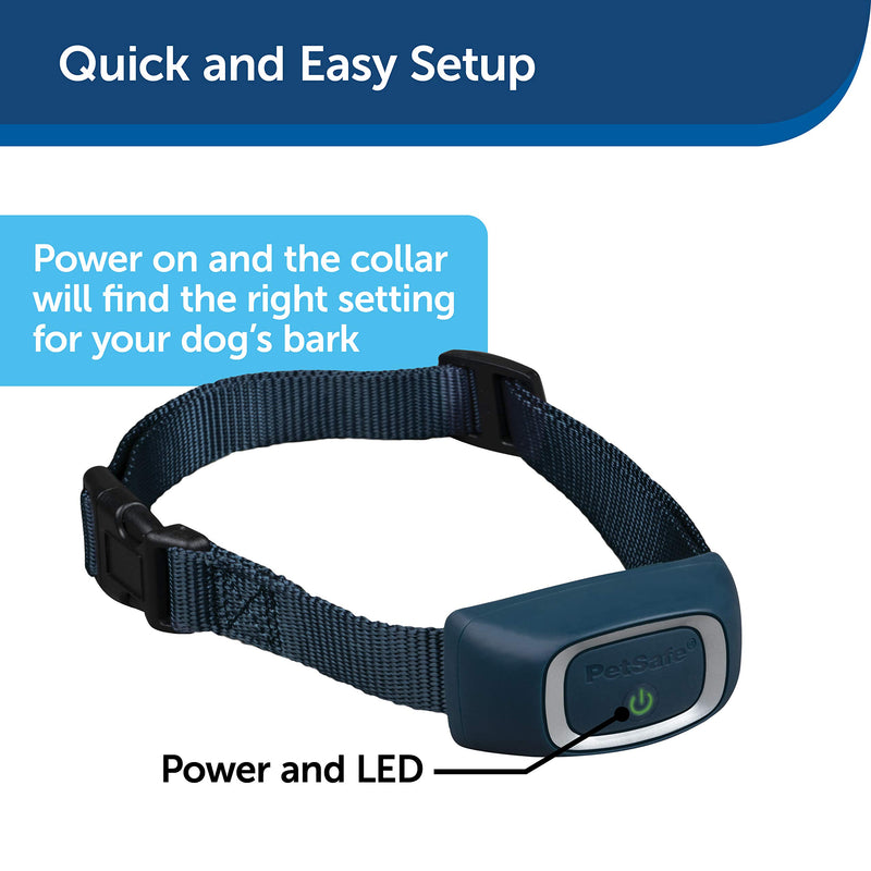 [Australia] - PetSafe Rechargeable Bark Collar, 15 Levels of Automatically Adjusting Static Correction, Rechargeable, Waterproof; Reduces Barking and Whining, for Dogs over 8 lb Lite 