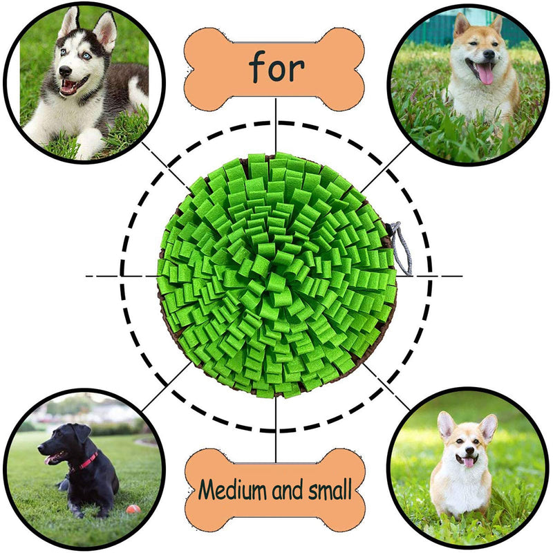 NEECONG Dog Snuffle-Mat Slow-Feeder-Bowl - Simulating Grassland for Boredom, Encourages Natural Foraging Skills for Pet, Treat Indoor Outdoor Stress Relief, Portable and Compact - PawsPlanet Australia