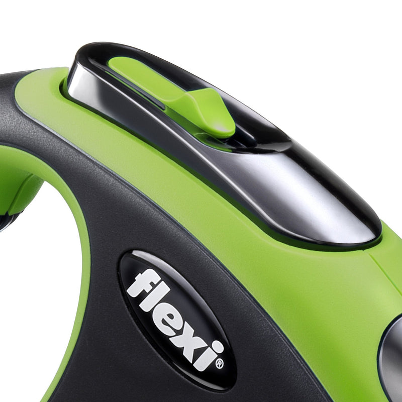 [Australia] - FLEXI New Comfort Retractable Dog Leash (Tape), 16 ft, Large, Green (CF30T5.250.G) 