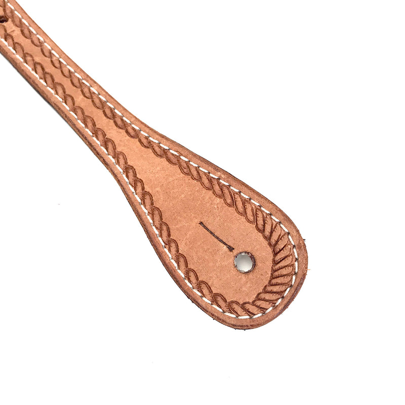 [Australia] - Alamo Saddlery LLC Rancher Supply- 'Elite Rope Tooled Spur Strap' 