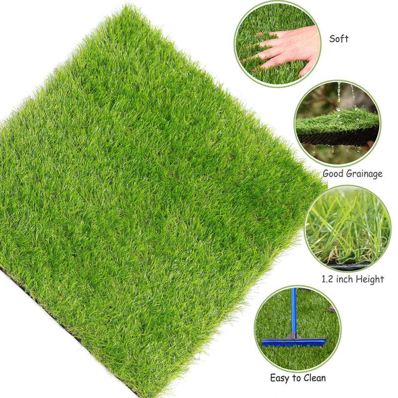 [Australia] - Deseados Artificial Grass Pet Turf Synthetic Grass Dog Potty Training Pad Entrance Way Grass Doormat Fake Grass Floor Door Mats 1.5ft X 2ft 