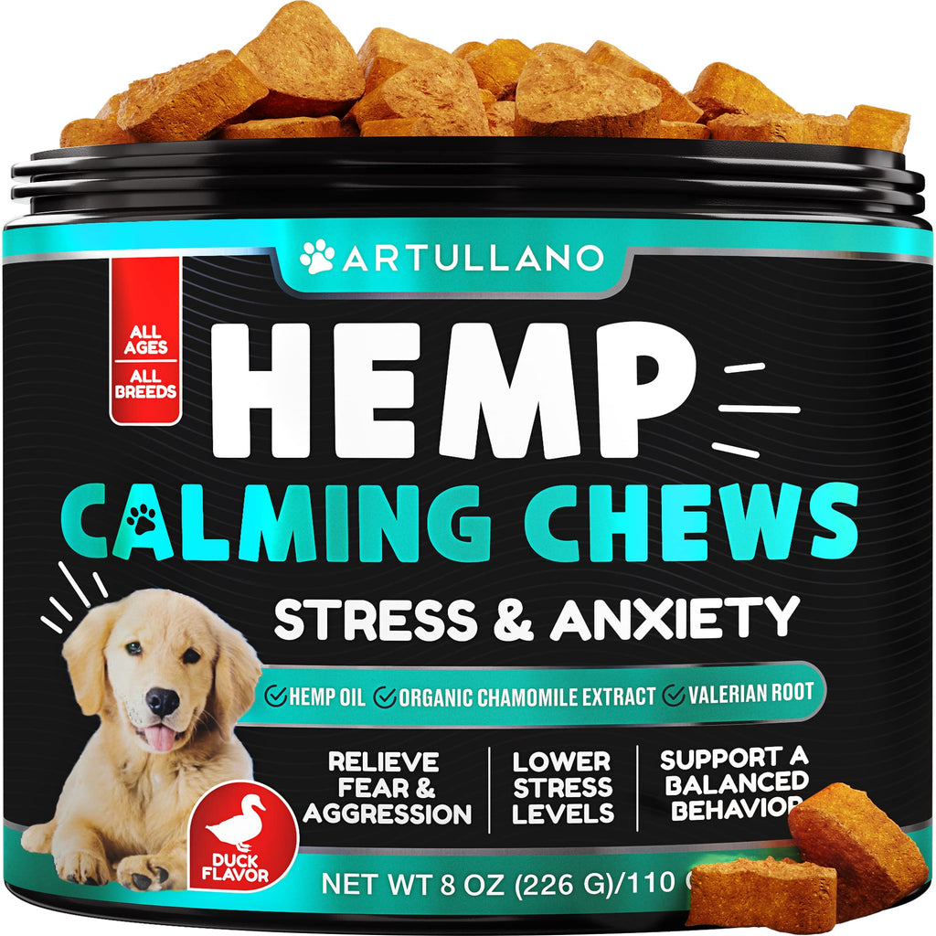 USA Made Hemp Calming Chews for Dogs of All Ages and Breeds - Soft Bites - Vet Developed - PawsPlanet Australia
