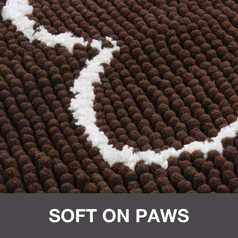 [Australia] - 31" x 21" Microfiber Dog Doormat Floor Mat- Absorbent Pet Door Mat,Ultra Absorbent Microfiber Dog Door Mat, Durable, Quick Drying, Washable 