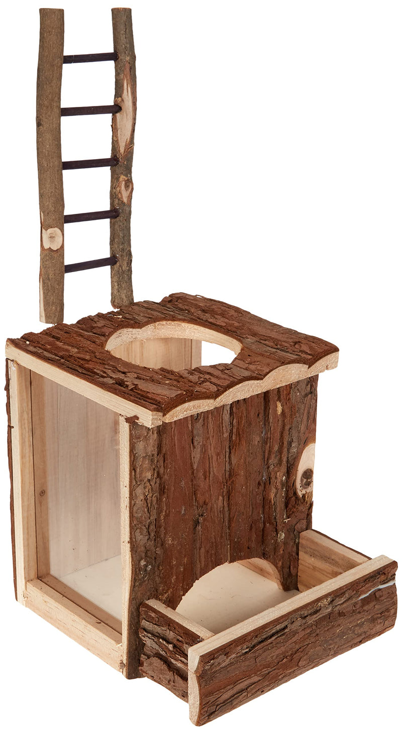 Trixie 62001 Natural Living play and digging tower, 20 × 20 × 16 cm 1 brown - PawsPlanet Australia