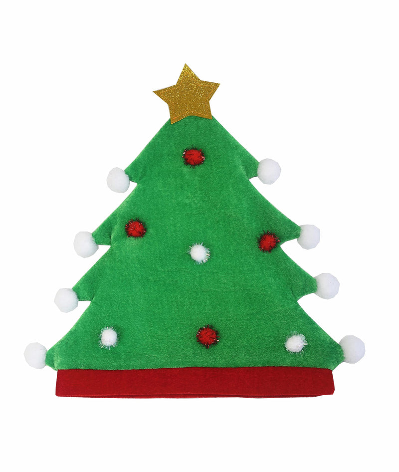 Christmas Novelty Tree Hats. 2-Pack Christmas Funny Tree Hat Christmas Decoration. (Red & Green) - PawsPlanet Australia