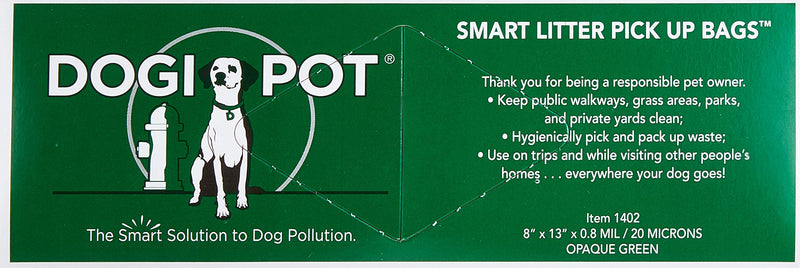 [Australia] - Dogipot Dog Bowl with Poop Bags – Bowls for Food and Water, BPA-Free, Dishwasher Safe - Ultra Thick & Strong Dog Waste Bags, Guaranteed Leak-Proof - Perfect for Crates & Cages - 200ct 