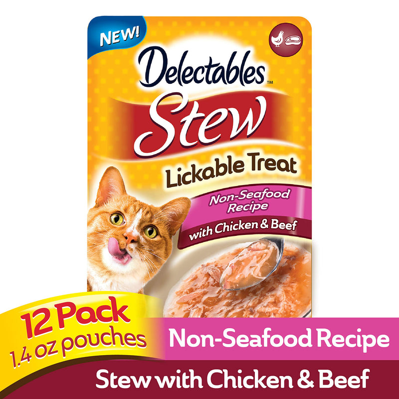 Hartz Delectables Non Seafood Treats Stew Chicken & Beef - PawsPlanet Australia