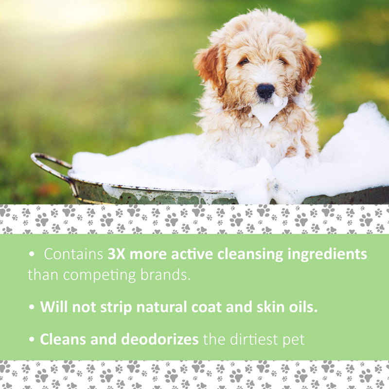 [Australia] - Veterinary Formula Solutions Triple Strength Dirty Dog Concentrated Shampoo – DirtRepel Technology Cleans Extra Dirty and Smelly Dogs – With Wheat Protein, Shea Butter, Aloe, Vitamin E (17oz) 