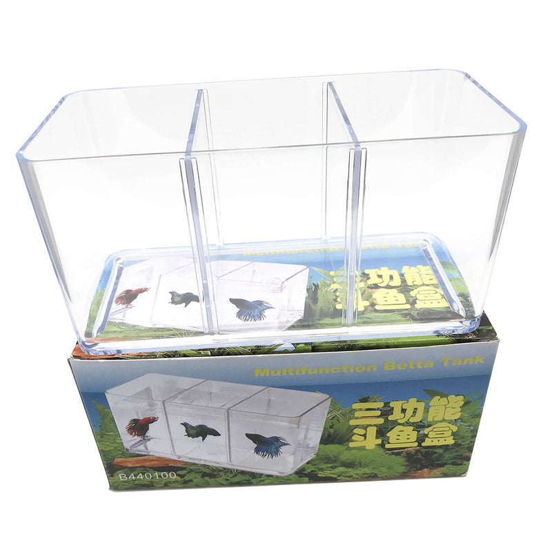 XMHF Aquarium Fish Tank Breeder Box 3 Room Separation Incubator Shrimp Isolation Hatchery (2 Segregation Board) - PawsPlanet Australia