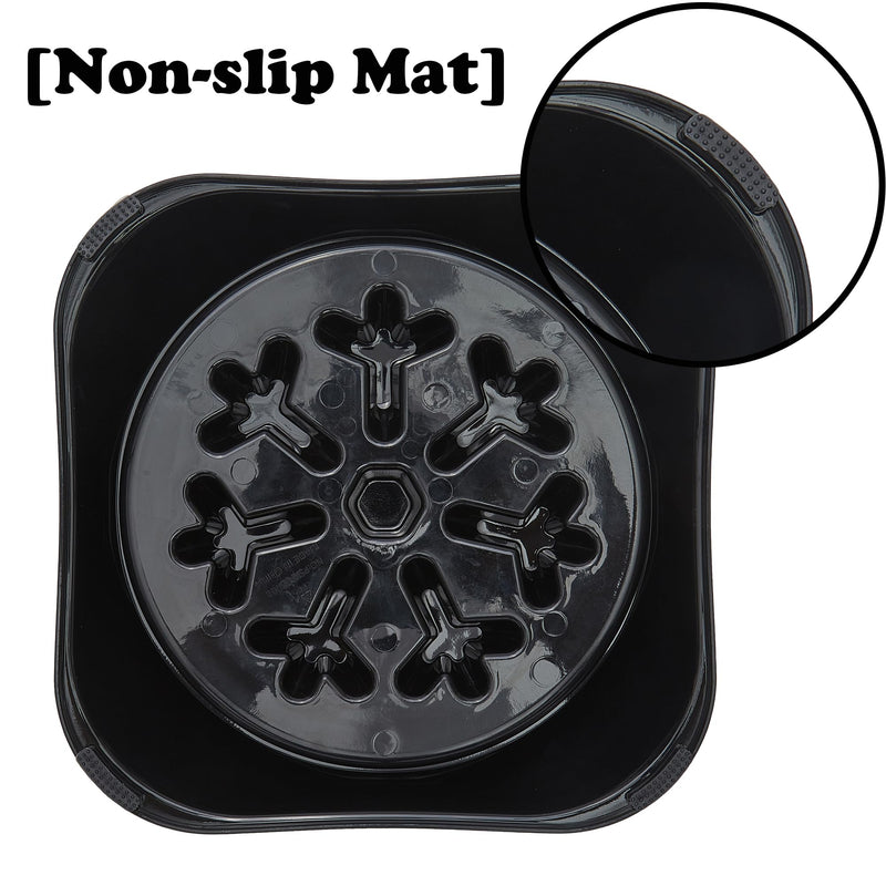 Slow Feeder Dog Bowl Set Anti-Choking Feeder Puzzle Dog Food Bowls Slows Down Eating Feeding Bowls Prevent Overeating Anti-Slip Pet Feeding Dishes for Small & Medium Dogs(2 Piece) Black&Dark Blue - PawsPlanet Australia