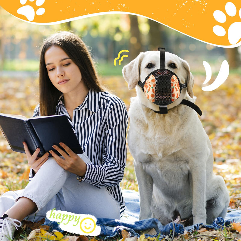 BONTHEE muzzle for dogs, dog muzzle, soft dog muzzle for small, medium-sized dogs with breathable mesh, adjustable loop prevents biting, chewing and barking for poisoned bait S - PawsPlanet Australia