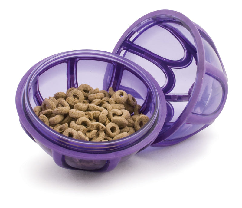 PetSafe Busy Buddy Kibble Nibble M/L, Interactive Meal Dispensing Dog Toy, Feeder Ball for Medium and Large Dogs Purple 1 Count (Pack of 1) - PawsPlanet Australia