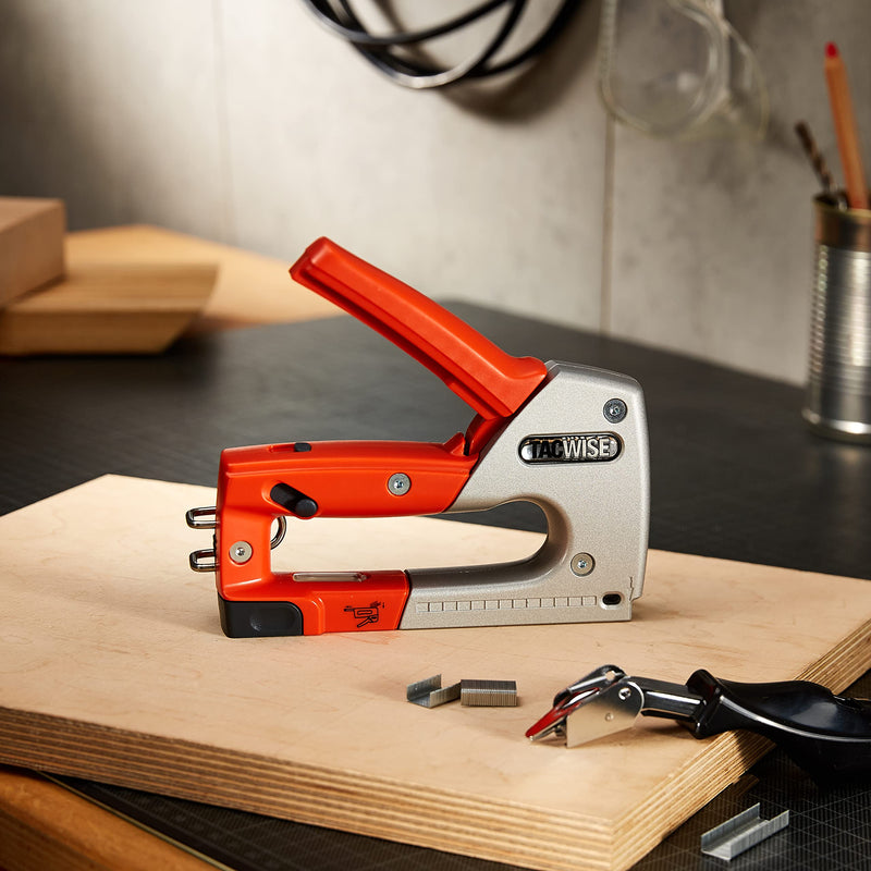 Tacwise 0889 Z1-53 stapler set: Z1-53 hand stapler, 200 pieces of type 53 staples and staple remover hand stapler set - PawsPlanet Australia