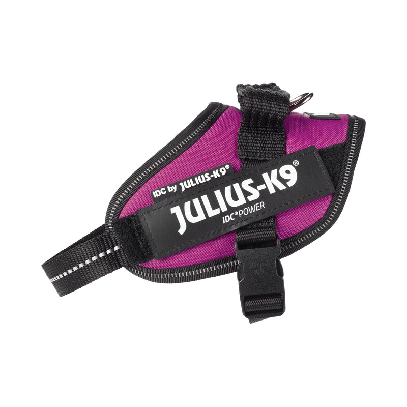 Julius-K9, 16IDC-DPN-MM, IDC Powerharness, dog harness, Size: XS/Mini-Mini, Dark Pink - PawsPlanet Australia