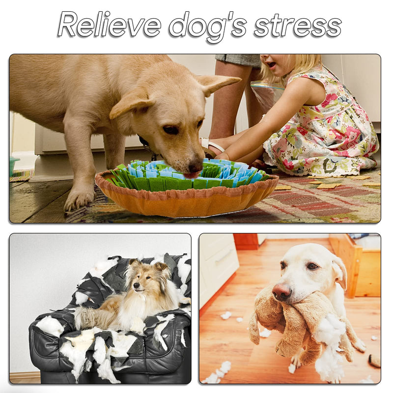Dog Sniffing Carpet, Sniffing Mat for Dogs Smelling Training Feeding Mat, Washable Dog Toy Intelligence Toy Sniffing Toy, Sniffing Blanket Sniffing Lawn for Pet Dogs L-1 - PawsPlanet Australia