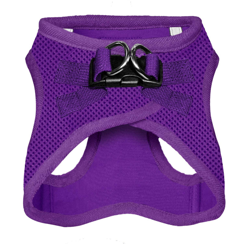 Voyager Step-in Air Dog Harness - All Weather Mesh Step in Vest Harness for Small and Medium Dogs by Best Pet Supplies M (Chest: 16 - 18") Purple (Matching Trim) - PawsPlanet Australia