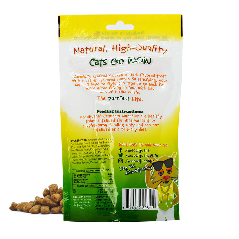 Meowijuana | Get Hooked Bundle | Get Hooked Refillable Tuna Toy and Seafood Medley Crunchie Munchie Cat Treats | Promotes Play and Cat Health | Made with Organic Catnip - PawsPlanet Australia