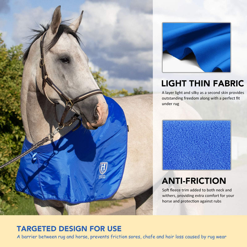 Harrison Howard Horse Shoulder Guard Anti-Rub Bib Chest Saver Wither Protector Full (Large) Champion Blue - PawsPlanet Australia