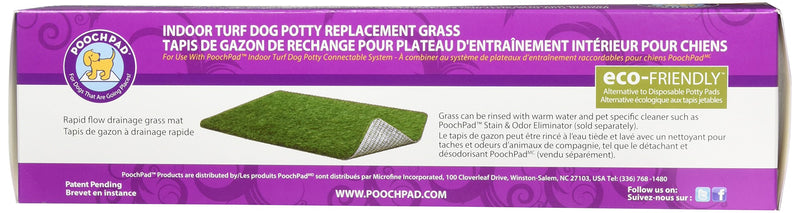 [Australia] - Pooch Pads PG16P24RG Indoor Turf Dog Potty Replacement Grass Connectable, 16 x 24 