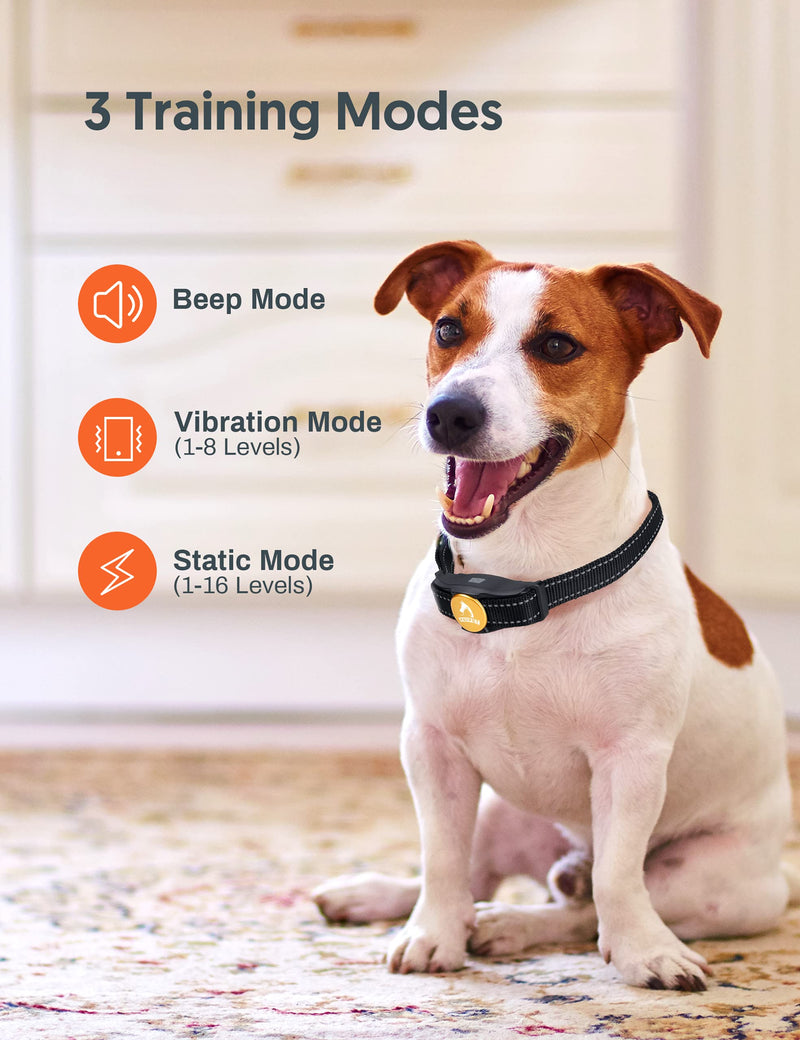 PATPET Dog Training Collar with Remote - 2 Dogs Shock Collar for Large Dogs 15-100lbs with 3 Training Modes - PawsPlanet Australia