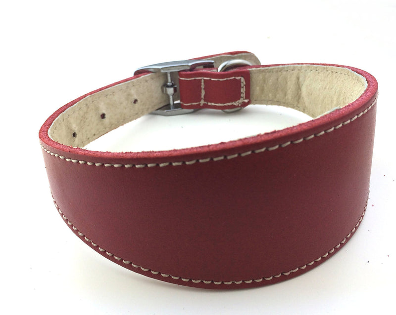 BBD Whippet Deluxe Collar, Red - PawsPlanet Australia