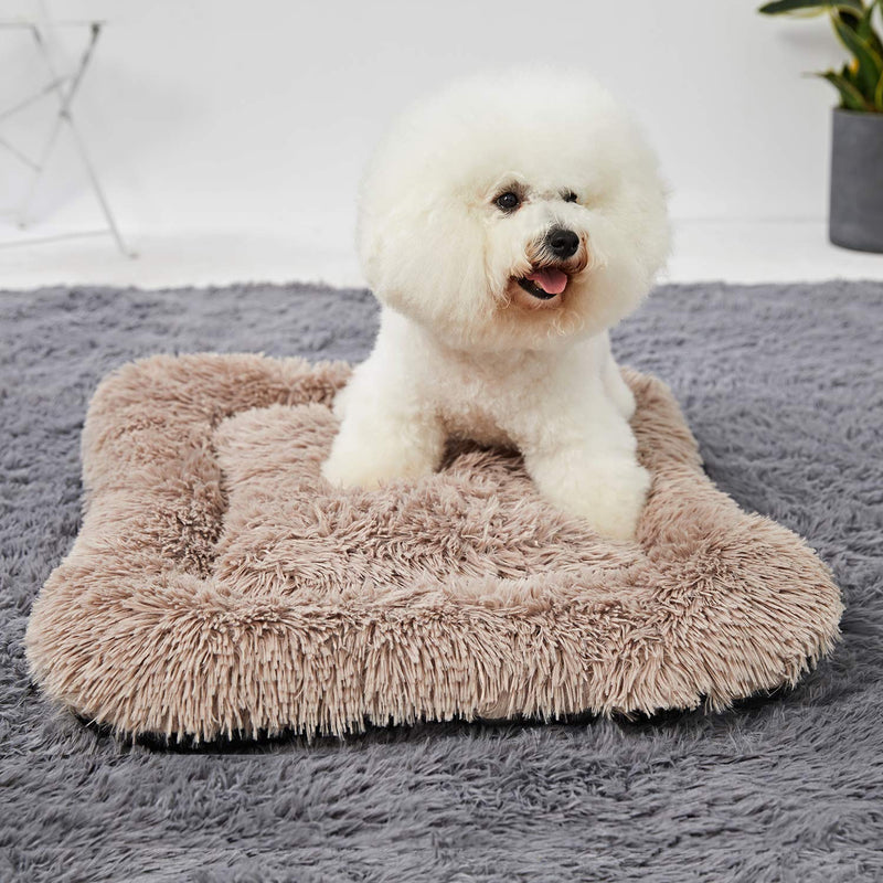 ANWA Dog Bed Medium Size Dogs, Washable Dog Crate Bed Cushion, Dog Crate Pad Large Dogs Small Camel - PawsPlanet Australia