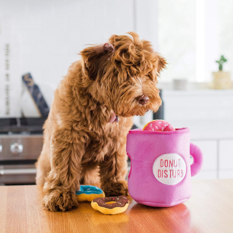 Zippy Paws ZP866 Burrow -Coffee and Donutz Dog Toy, 200g Coffee and Donutz - PawsPlanet Australia