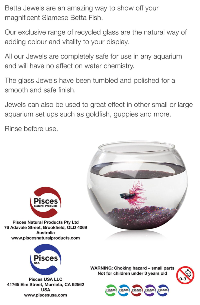 Pisces AM-BETTA105 17 oz Violet Betta Jewels, One Size - PawsPlanet Australia